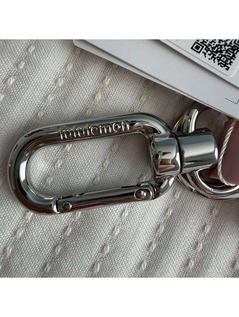 NWT Lululemon Never Lost Keychain Pink Haze/White - Picture 4 of 4